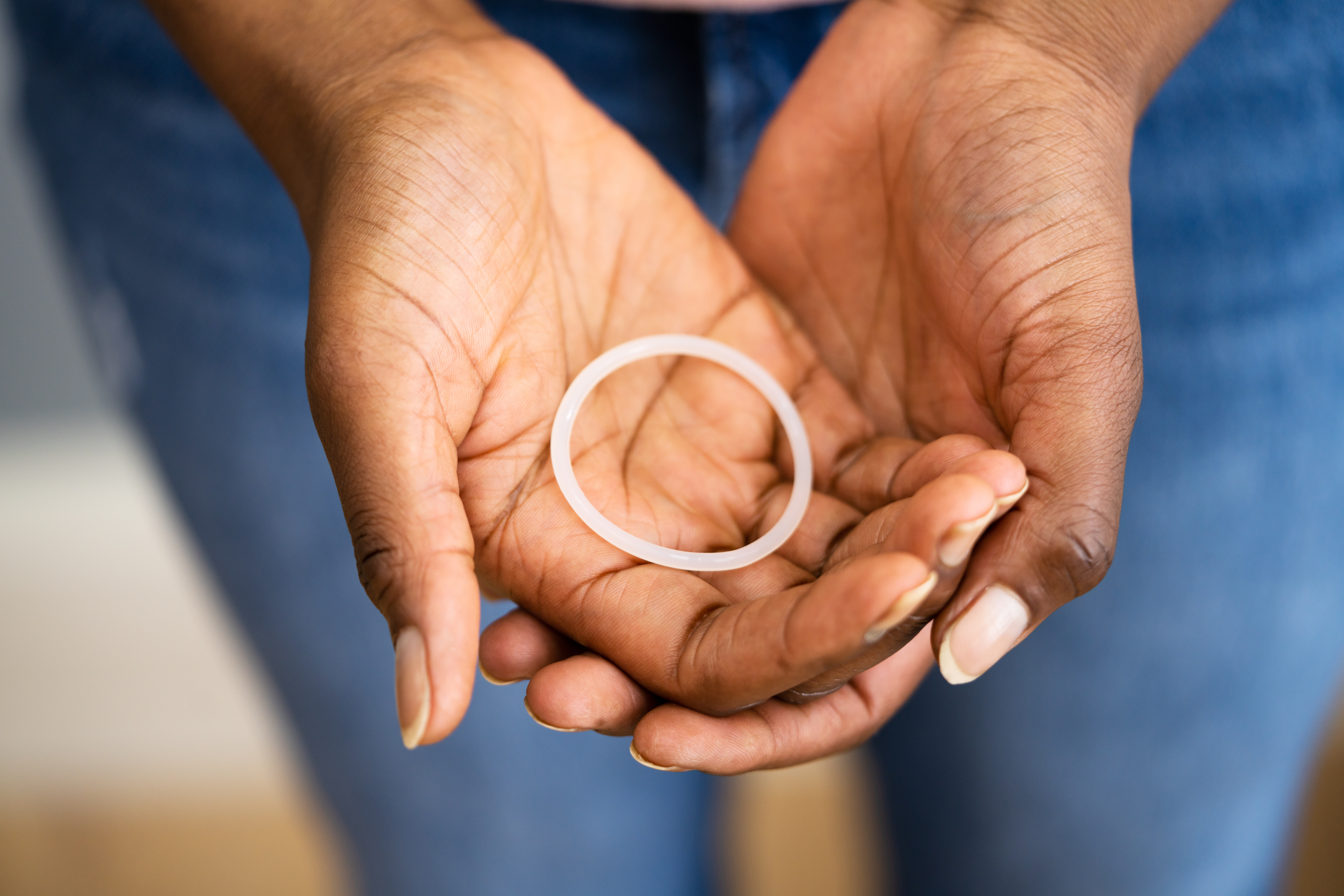 Diaphragm Vaginal Contraceptive Ring. Spermicide Contraception And Birth Control
